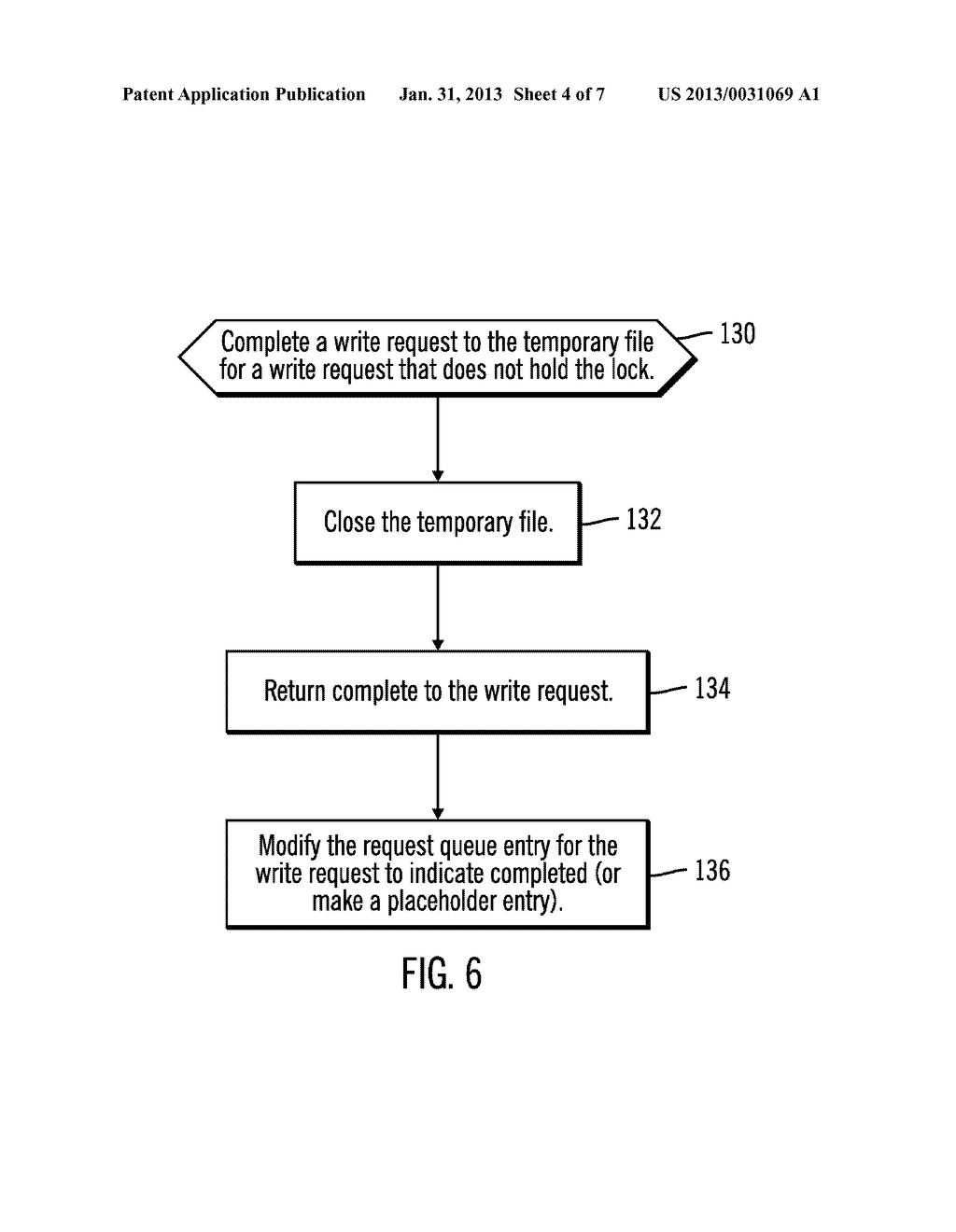 ALLOWING WRITES TO COMPLETE WITHOUT OBTAINING A WRITE LOCK TO A FILE - diagram, schematic, and image 05