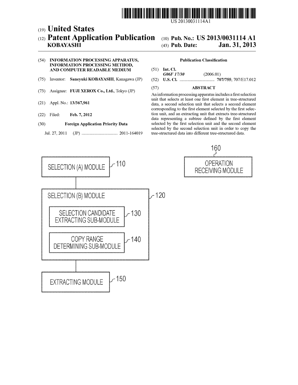 INFORMATION PROCESSING APPARATUS, INFORMATION PROCESSING METHOD, AND     COMPUTER READABLE MEDIUM - diagram, schematic, and image 01