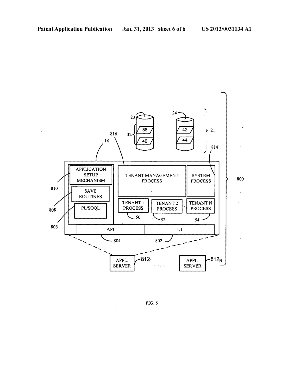 TECHNIQUES FOR CHANGING PERCEIVABLE STIMULI ASSOCIATED WITH A USER     INTERFACE FOR AN ON-DEMAND DATABASE SERVICE - diagram, schematic, and image 07