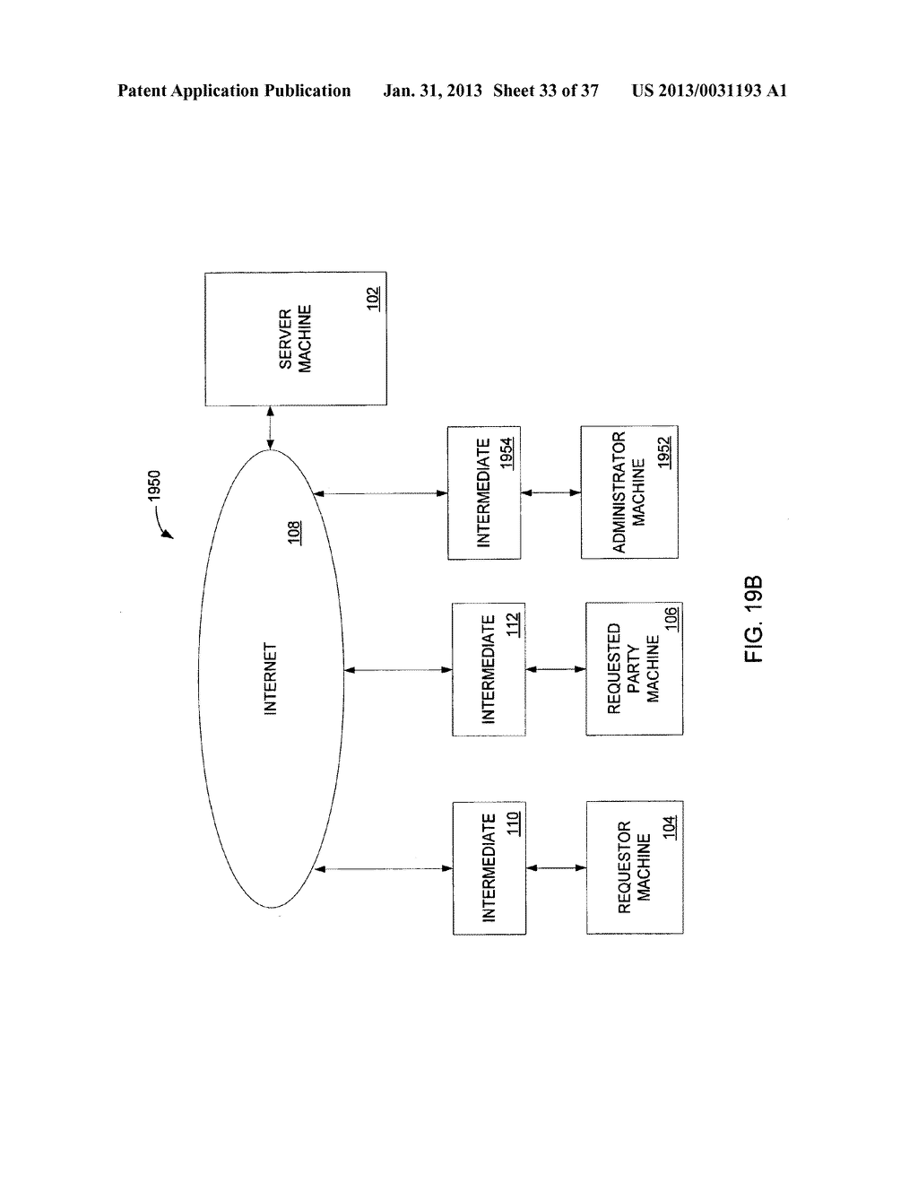 Method and System for Controlled Distribution of Information Over a     Network - diagram, schematic, and image 34