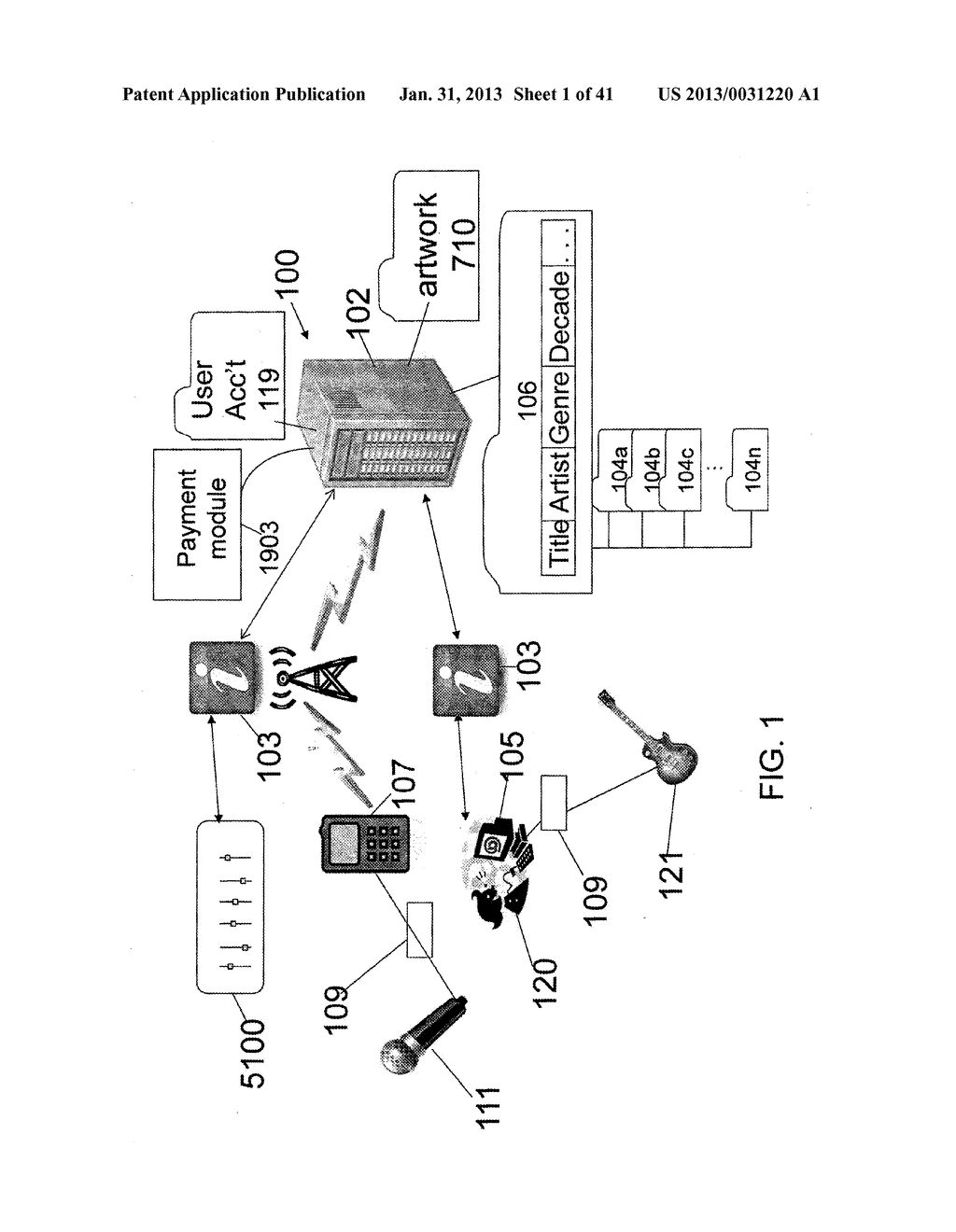 System and Method for Recording and Sharing Music - diagram, schematic, and image 02