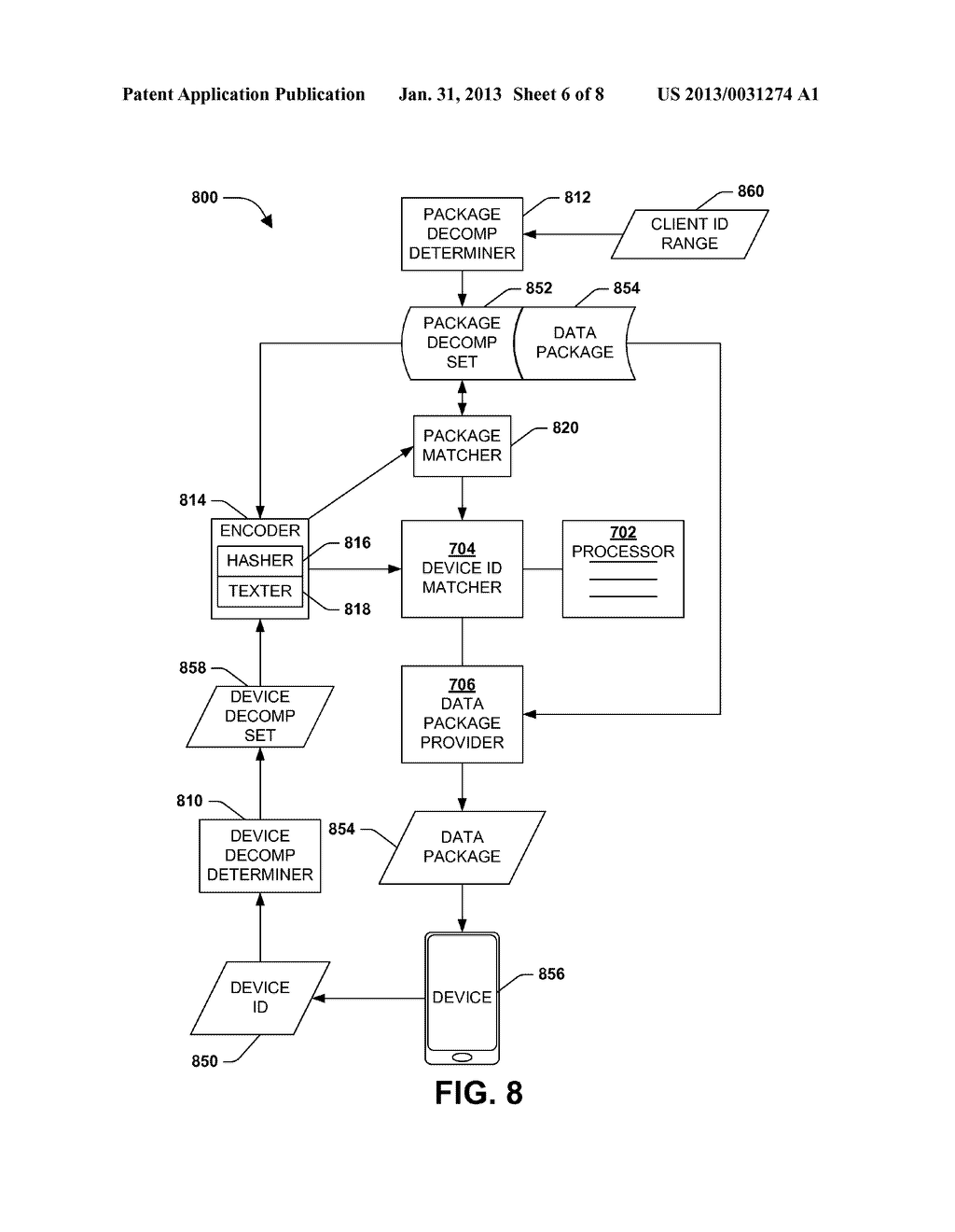 MATCHING CLIENT DEVICE TO APPROPRIATE DATA PACKAGE - diagram, schematic, and image 07