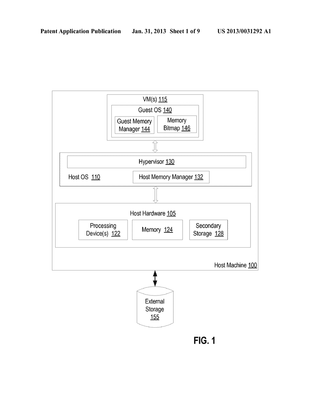 SYSTEM AND METHOD FOR MANAGING MEMORY PAGES BASED ON FREE PAGE HINTS - diagram, schematic, and image 02