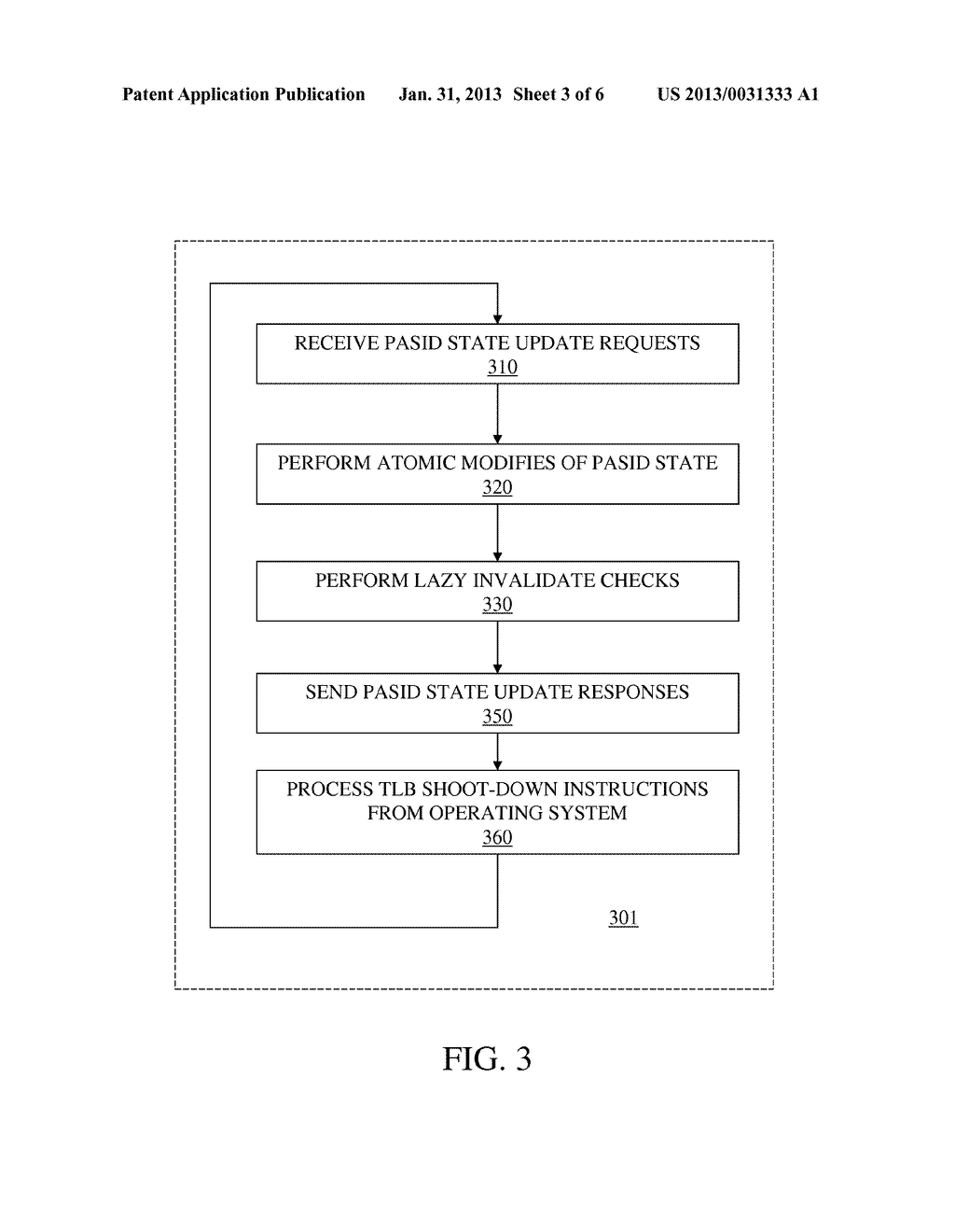 METHOD AND APPARATUS FOR TLB SHOOT-DOWN IN A HETEROGENEOUS COMPUTING     SYSTEM SUPPORTING SHARED VIRTUAL MEMORY - diagram, schematic, and image 04