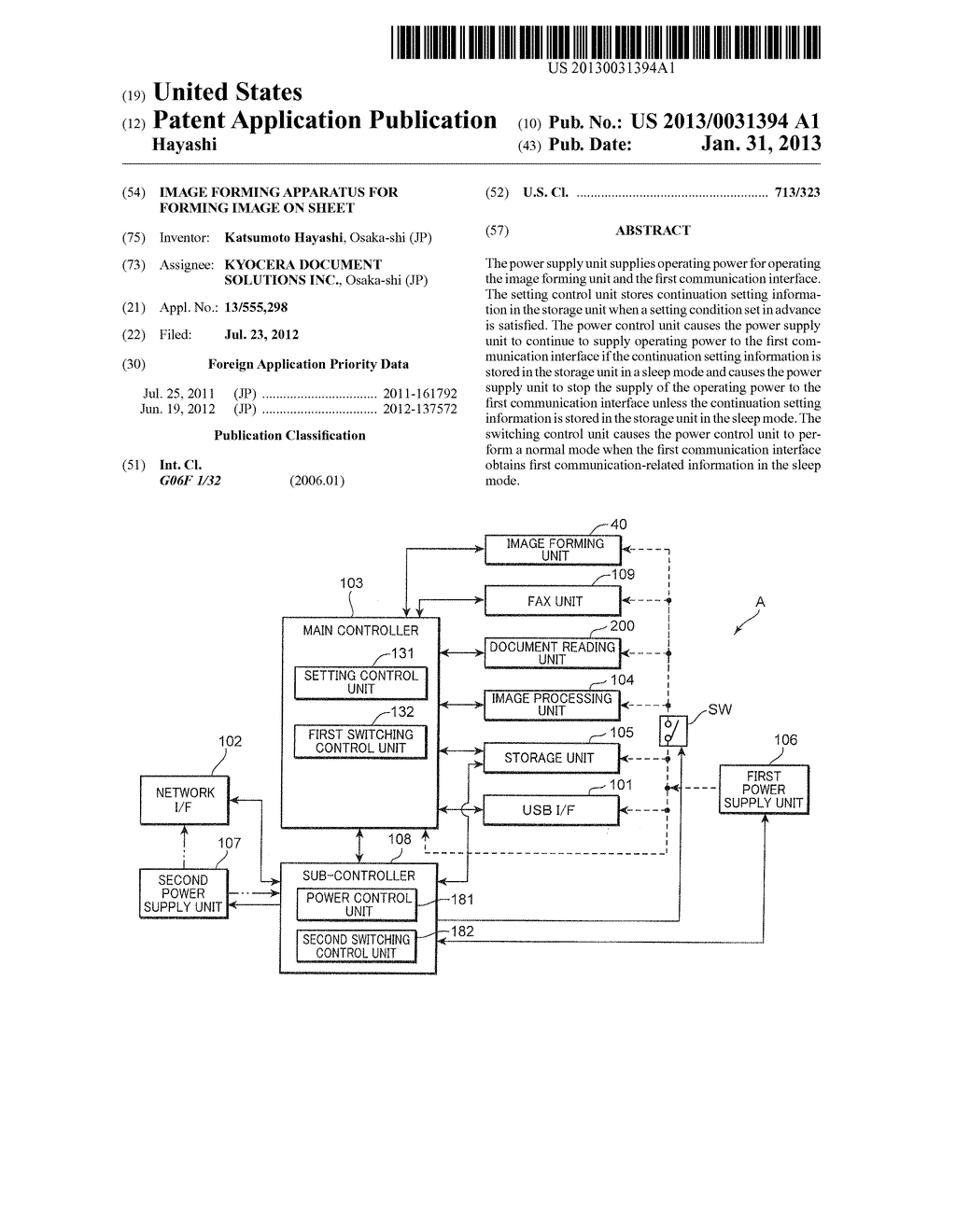 IMAGE FORMING APPARATUS FOR FORMING IMAGE ON SHEET - diagram, schematic, and image 01