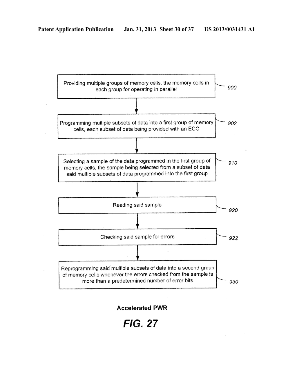 Post-Write Read in Non-Volatile Memories Using Comparison of Data as     Written in Binary and Multi-State Formats - diagram, schematic, and image 31