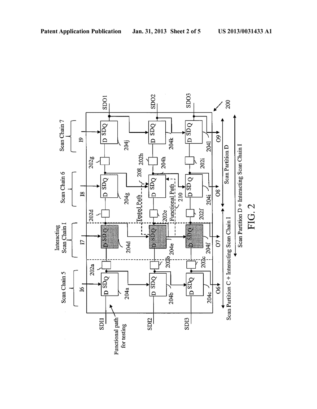 METHOD FOR PARTITIONING SCAN CHAIN - diagram, schematic, and image 03