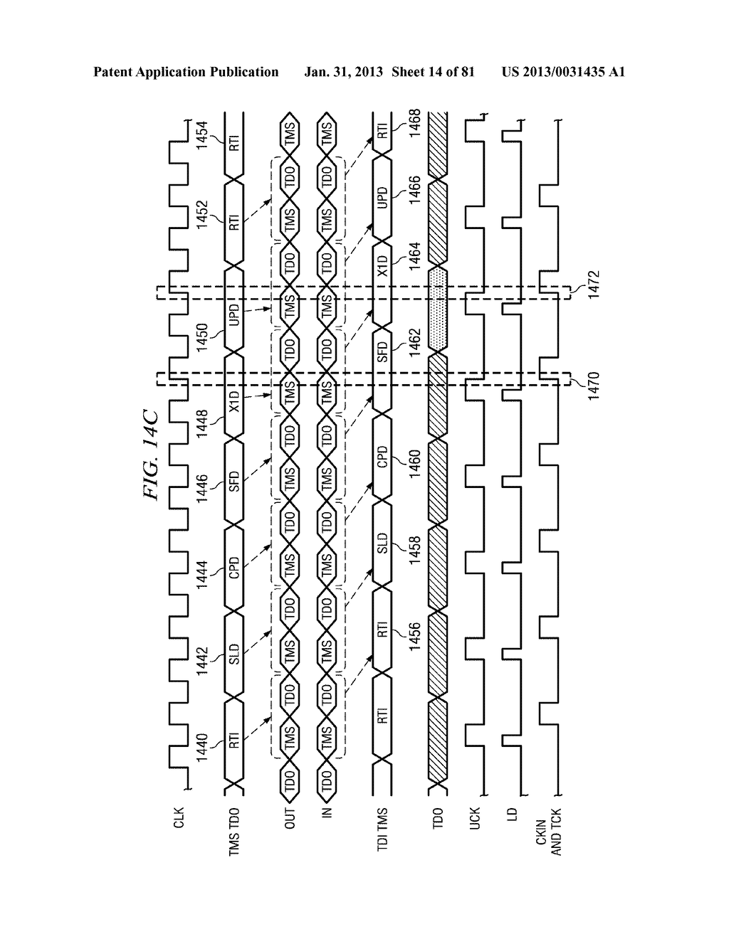 SELECTABLE JTAG OR TRACE ACCESS WITH DATA STORE AND OUTPUT - diagram, schematic, and image 15