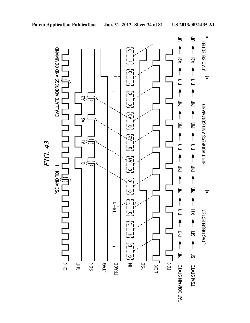 SELECTABLE JTAG OR TRACE ACCESS WITH DATA STORE AND OUTPUT - diagram, schematic, and image 35