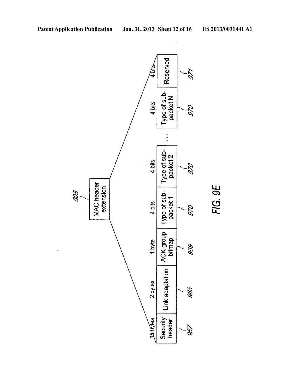 SYSTEM AND METHOD FOR WIRELESS COMMUNICATION OF UNCOMPRESSED VIDEO HAVING     A COMPOSITE FRAME FORMAT - diagram, schematic, and image 13