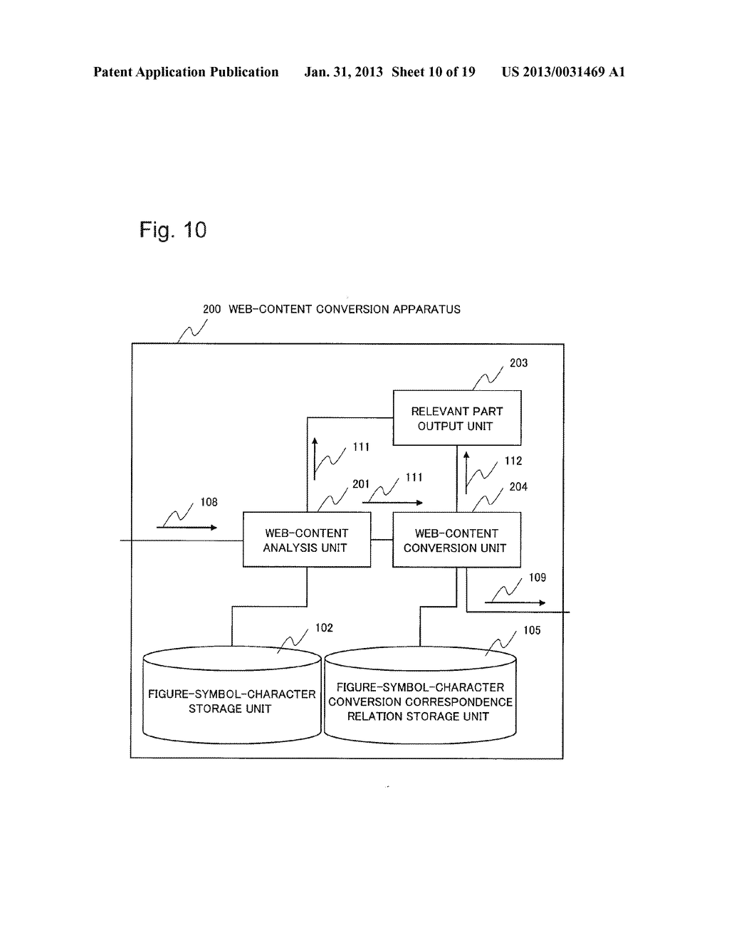 WEB-CONTENT CONVERSION DEVICE, WEB-CONTENT CONVERSION METHOD AND RECORDING     MEDIUM - diagram, schematic, and image 11