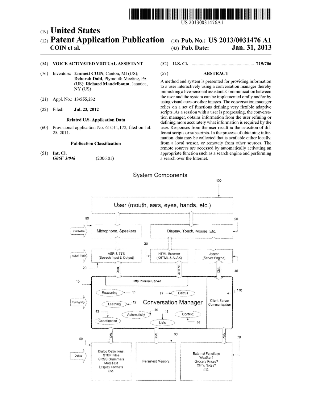 VOICE ACTIVATED VIRTUAL ASSISTANT - diagram, schematic, and image 01