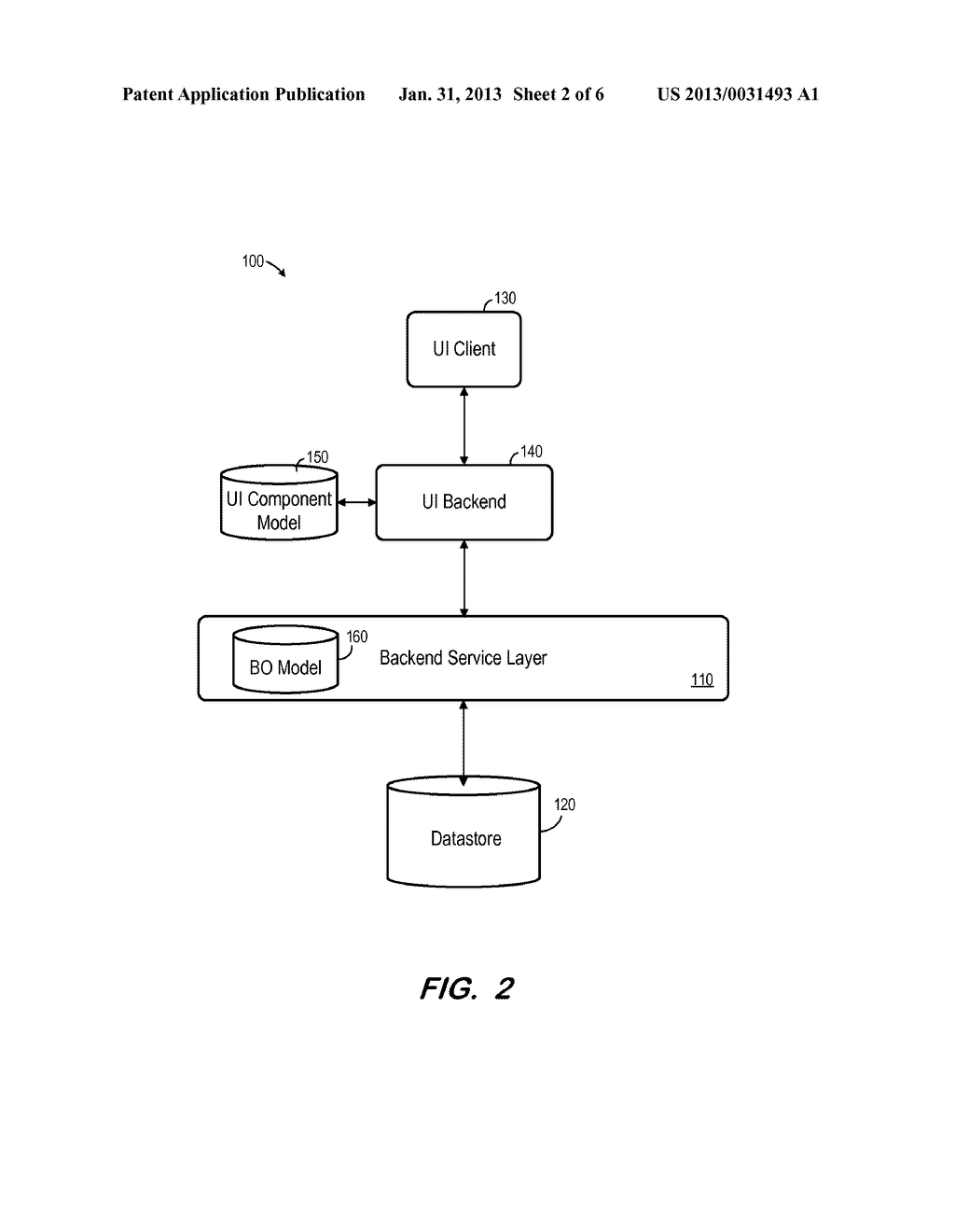 SEPARATION AND INTERLINKAGE OF UI MODEL AND SERVICE LAYER MODEL - diagram, schematic, and image 03