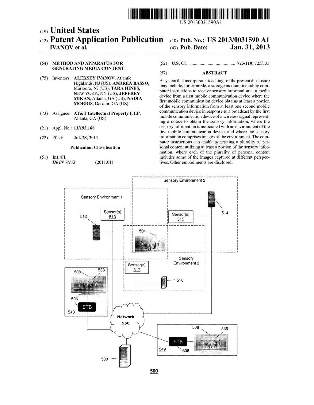 METHOD AND APPARATUS FOR GENERATING MEDIA CONTENT - diagram, schematic, and image 01