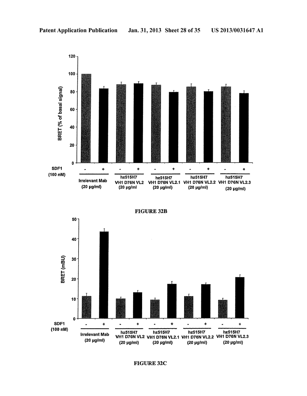 HUMANIZED ANTI CXCR4 ANTIBODIES FOR THE TREATMENT OF CANCER - diagram, schematic, and image 29