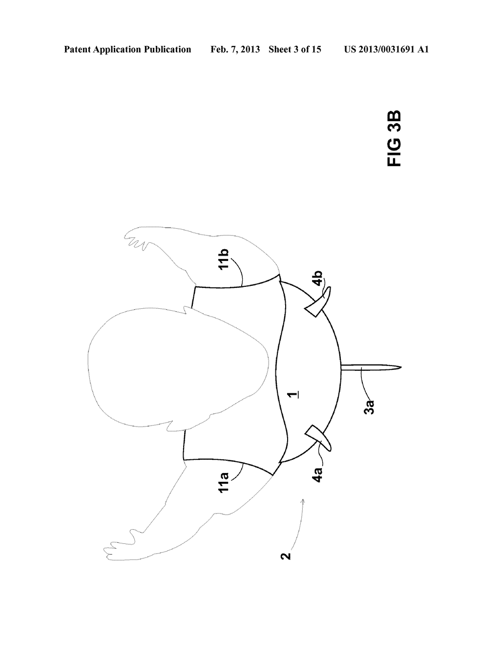 HYDRODYNAMIC SURFING BIB WET SUIT HAVING RETRACTABLE REMOVABLE FOLDING     REVOLVING MOTORIZEDLY STEERABLE PECTORAL FLIPPERS AND KEELS, AND WITH     BUILT-IN RECHARGEABLE BATTERY-PROPELLED ENGINE AND SOLAR ENERGY CAPTURER - diagram, schematic, and image 04