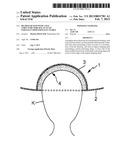 HEADGEAR ITEM WITH A HAT STRUCTURE WHICH IS AT LEAST PARTIALLY     DIMENSIONALLY STABLE diagram and image