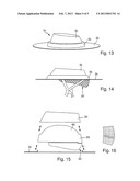 HEADGEAR ITEM WITH A HAT STRUCTURE WHICH IS AT LEAST PARTIALLY     DIMENSIONALLY STABLE diagram and image