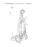 Vacuum Cleaner sound reducing device diagram and image