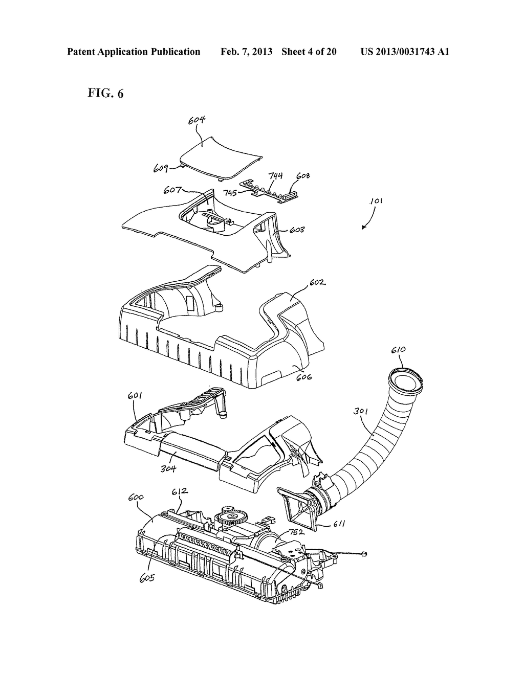 Vacuum Cleaner sound reducing device - diagram, schematic, and image 05