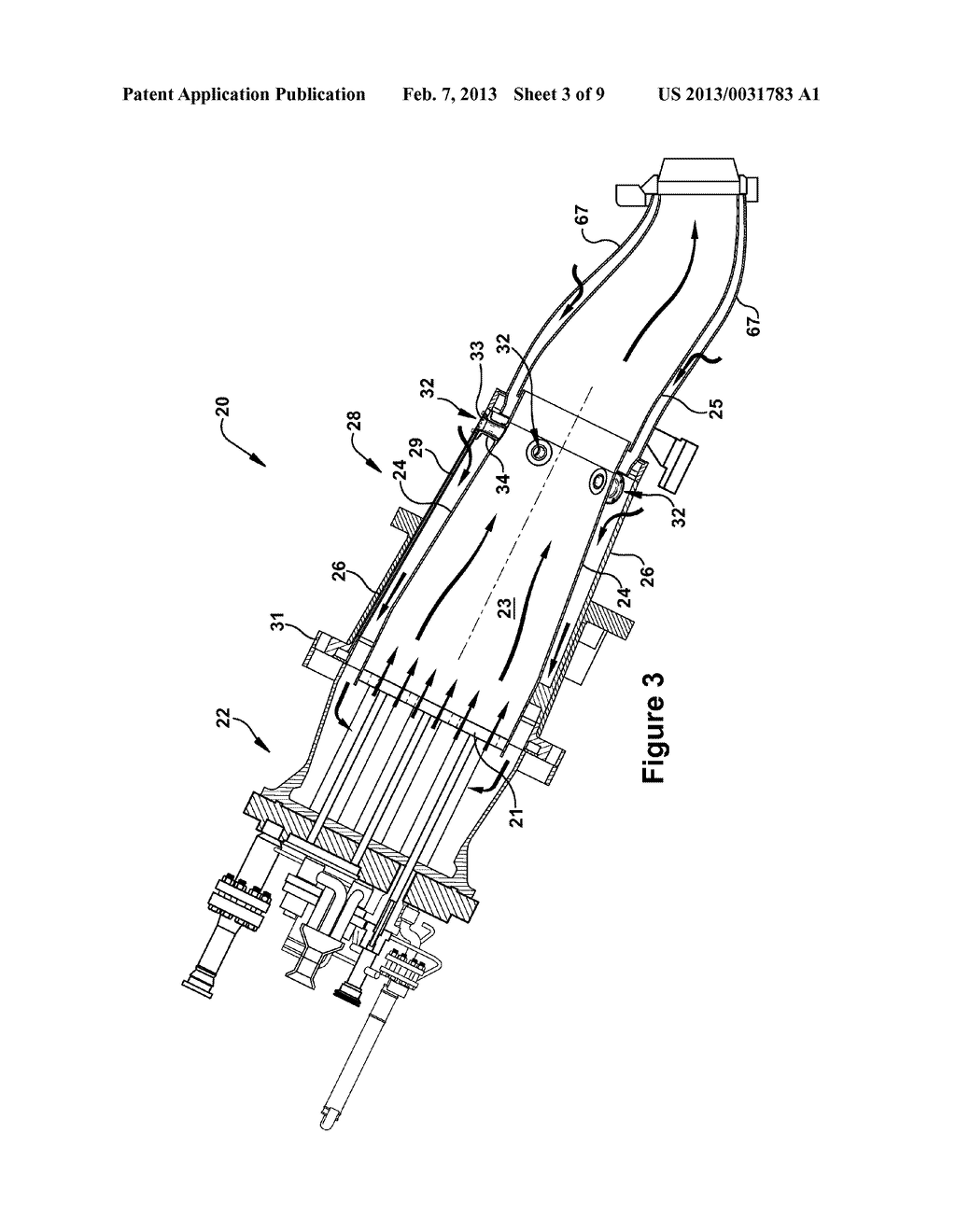 METHODS RELATING TO INTEGRATING LATE LEAN INJECTION INTO COMBUSTION     TURBINE ENGINES - diagram, schematic, and image 04