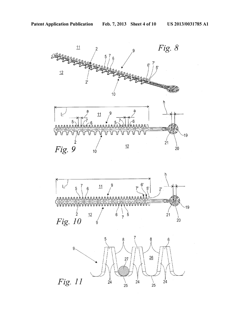 Blade Assembly of a Hedge Trimmer - diagram, schematic, and image 05