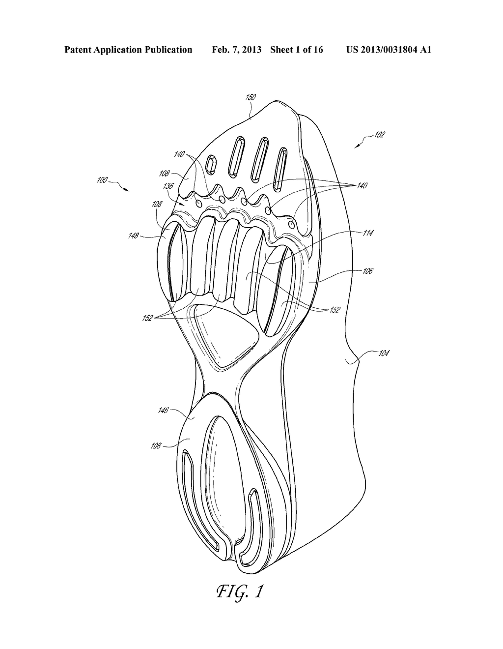 SHOE SOLES FOR SHOCK ABSORPTION AND ENERGY RETURN - diagram, schematic, and image 02