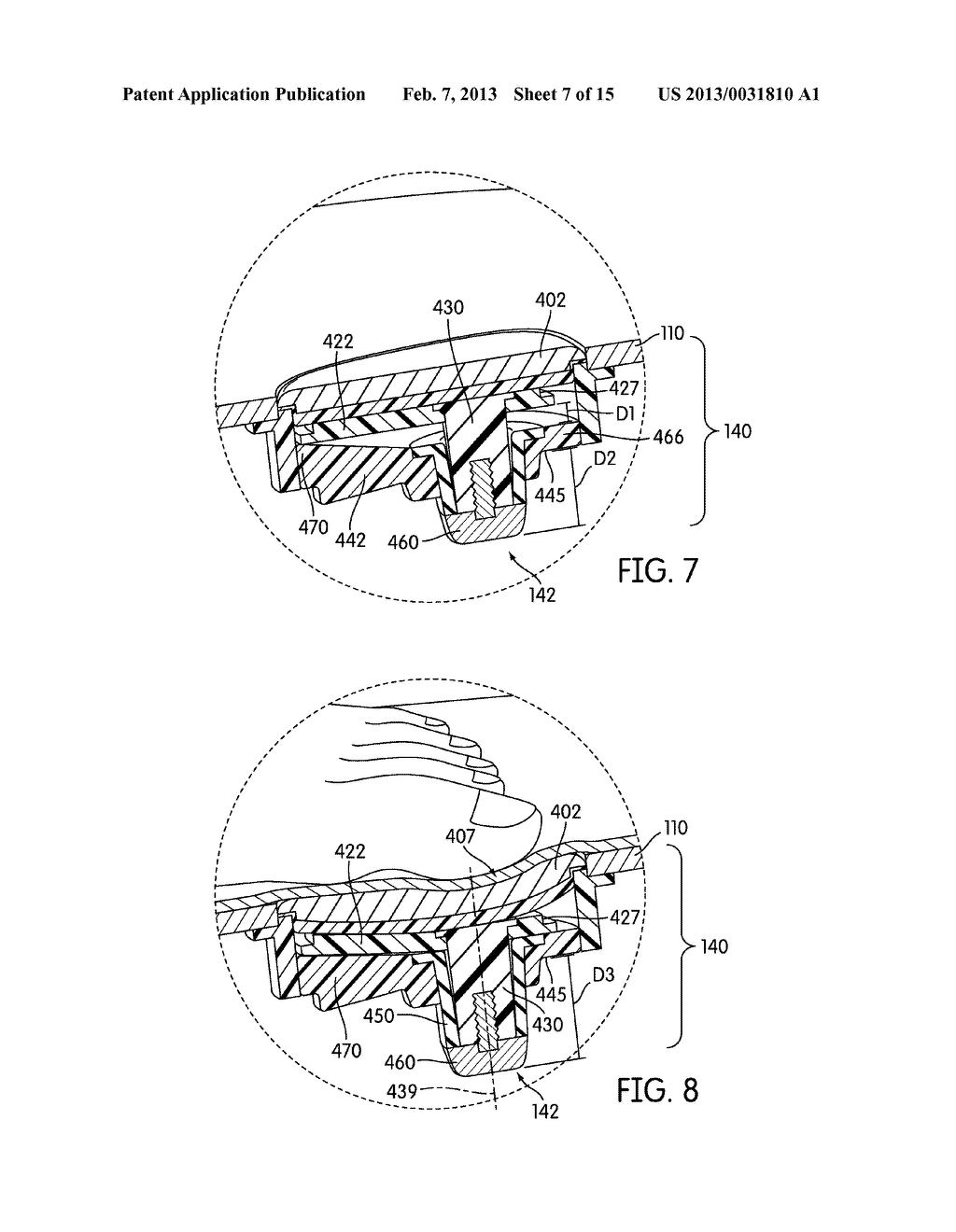 Sole Structure With Extendable Cleat - diagram, schematic, and image 08