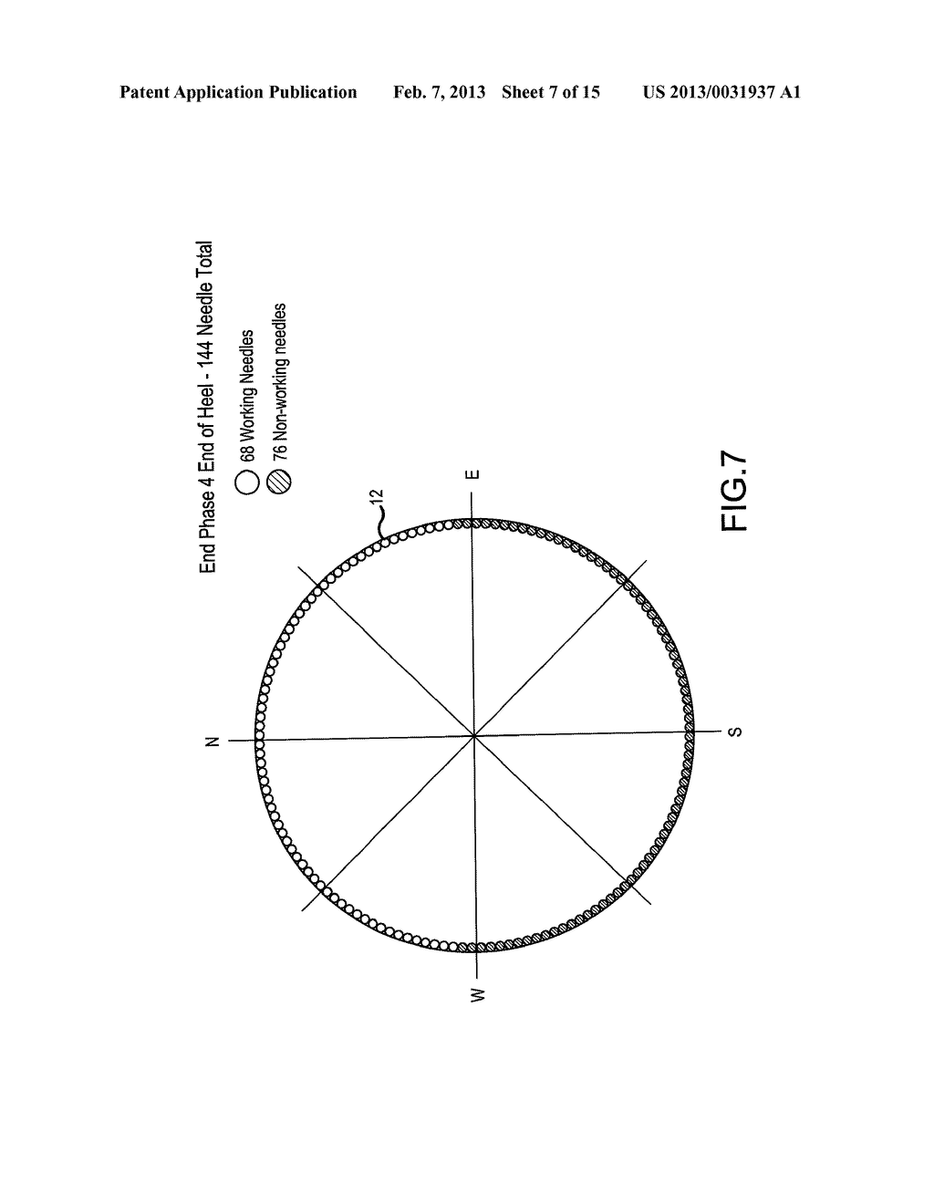 METHOD FOR CIRCULAR-KNITTING OF A SOCK - diagram, schematic, and image 08