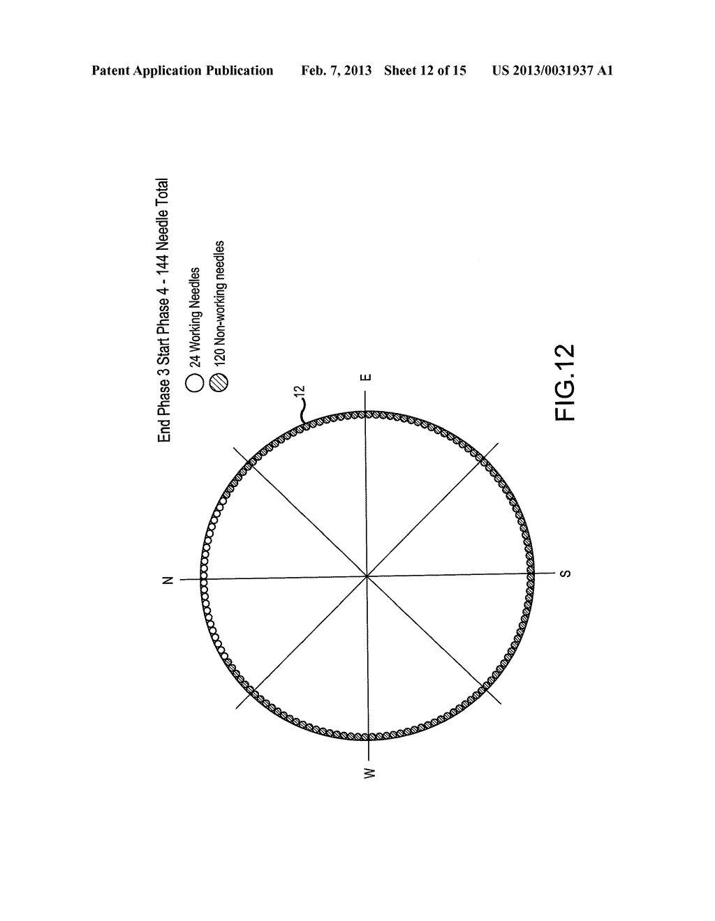 METHOD FOR CIRCULAR-KNITTING OF A SOCK - diagram, schematic, and image 13