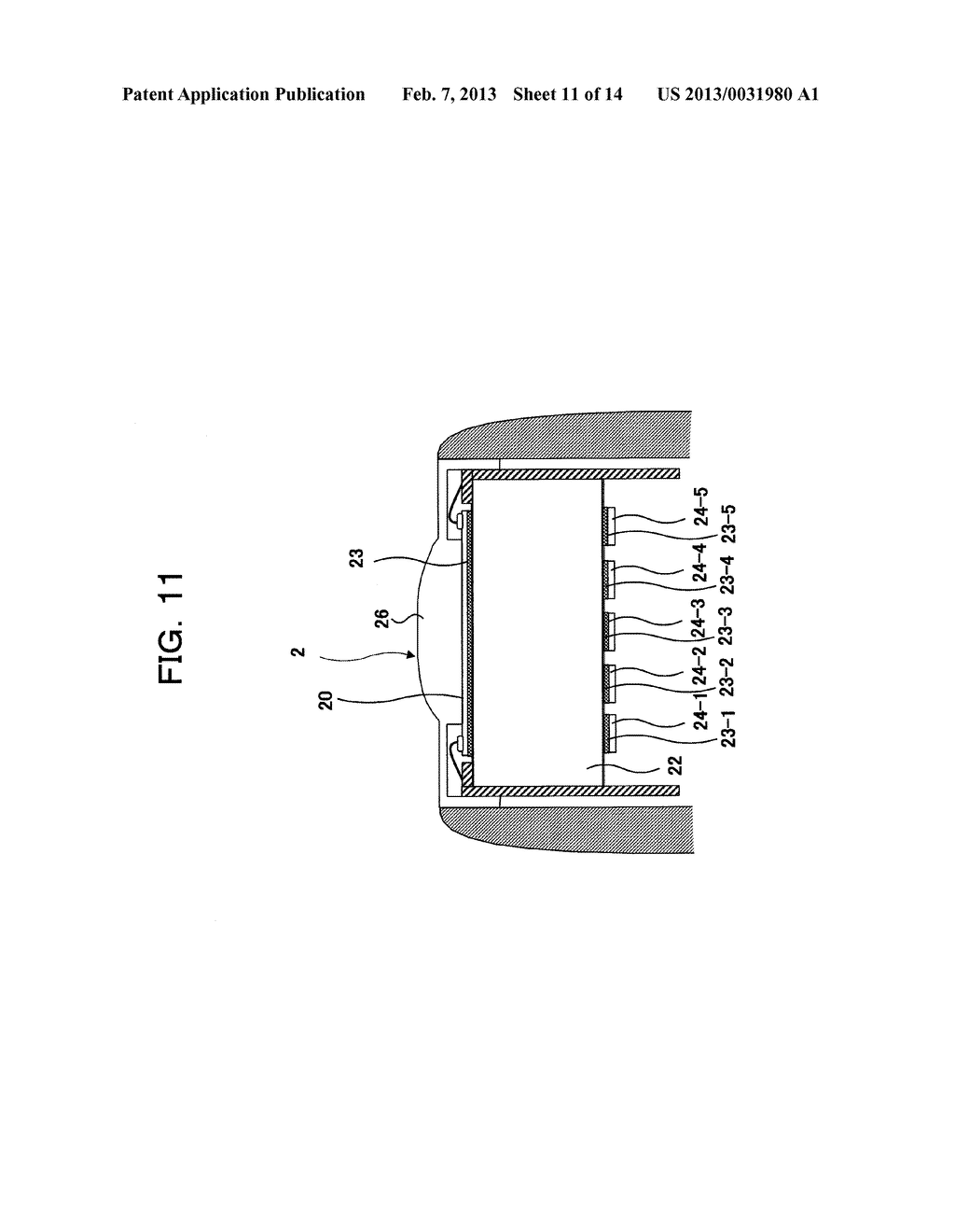 Ultrasonic Probe, Production Method Therefor, and Ultrasonic Diagnostic     Apparatus - diagram, schematic, and image 12