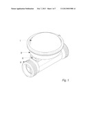 Ultrasonic Consumption Meter With Locking Mechanism diagram and image