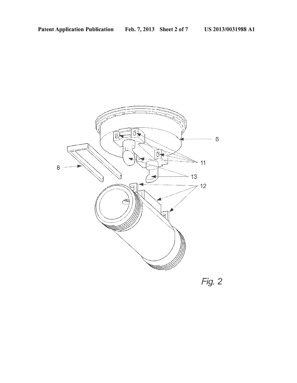 Ultrasonic Consumption Meter With Locking Mechanism - diagram, schematic, and image 03