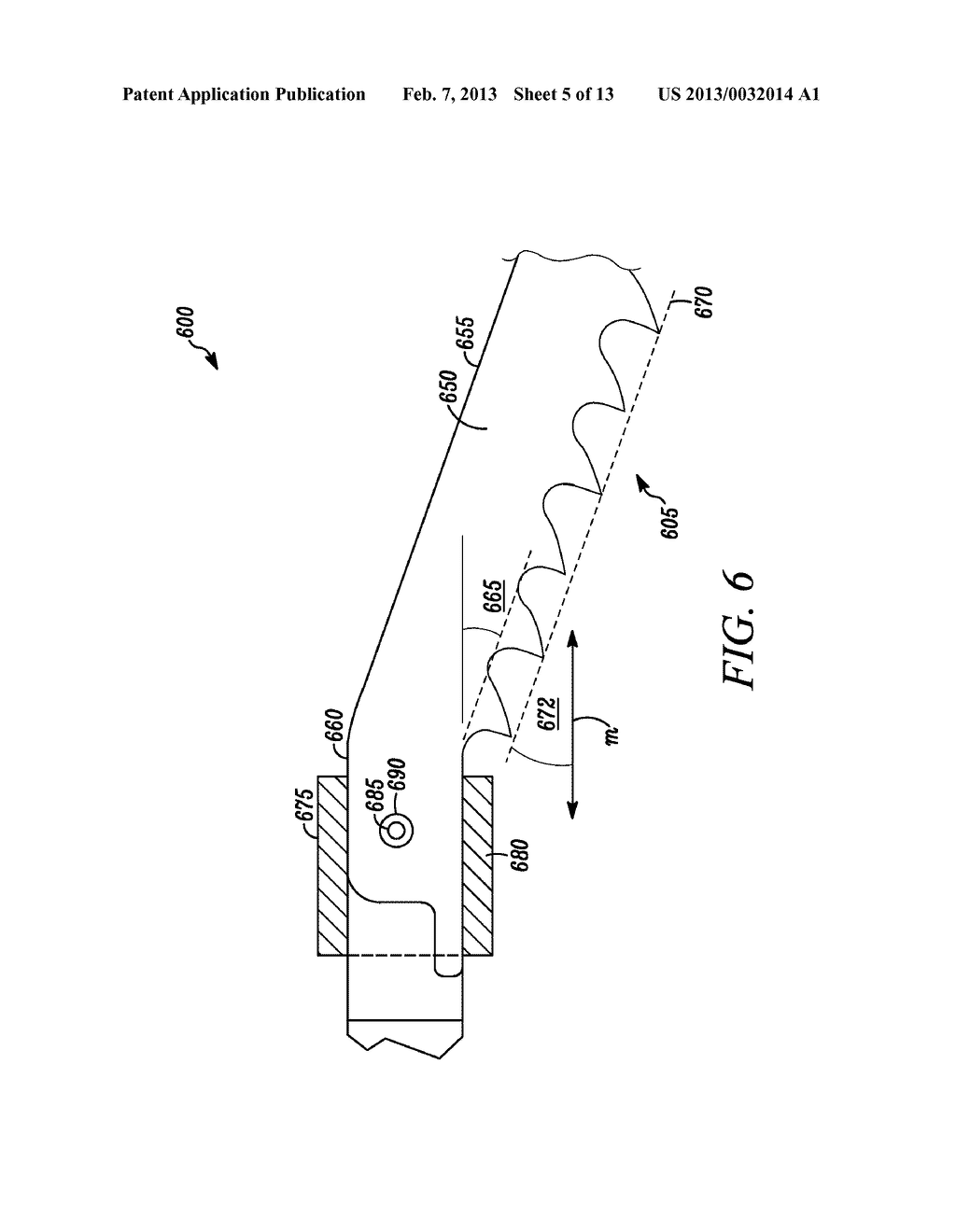 Reciprocating Saw Blade Having Variable-Height Teeth and Related Method - diagram, schematic, and image 06