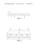 PROCESS AND STRUCTURE FOR INKJET PRINTHEAD INCLUDING A COVERLAY diagram and image