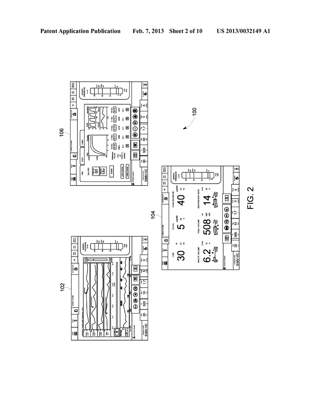 METHOD AND SYSTEM FOR VISUALIZING MECHANICAL VENTILATION INFORMATION - diagram, schematic, and image 03