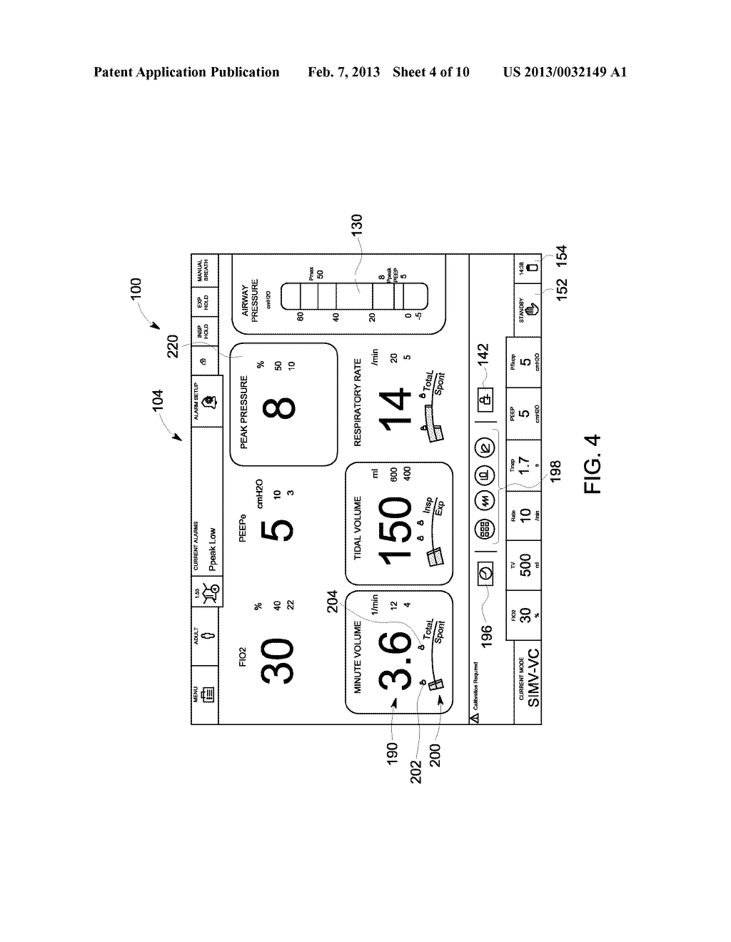 METHOD AND SYSTEM FOR VISUALIZING MECHANICAL VENTILATION INFORMATION - diagram, schematic, and image 05