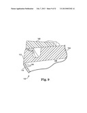 BARRIER STRUCTURE AND NOZZLE DEVICE FOR USE IN TOOLS USED TO PROCESS     MICROELECTRONIC WORKPIECES WITH ONE OR MORE TREATMENT FLUIDS diagram and image