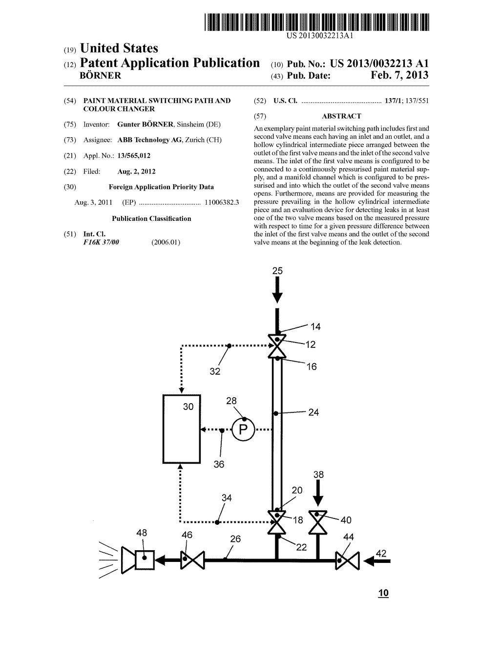 PAINT MATERIAL SWITCHING PATH AND COLOUR CHANGER - diagram, schematic, and image 01