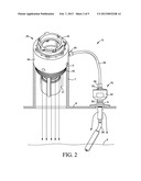 FLUID FLOW CONTROL VALVE WITH UPPER BLEED PORT AND SYSTEM diagram and image