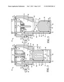 FLUID FLOW CONTROL VALVE WITH UPPER BLEED PORT AND SYSTEM diagram and image