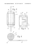 METHOD OF WRAPPING A BATT, BLANKET OR MAT IN AN EXHAUST GAS AFTERTREATMENT     OR ACOUSTIC DEVICE diagram and image