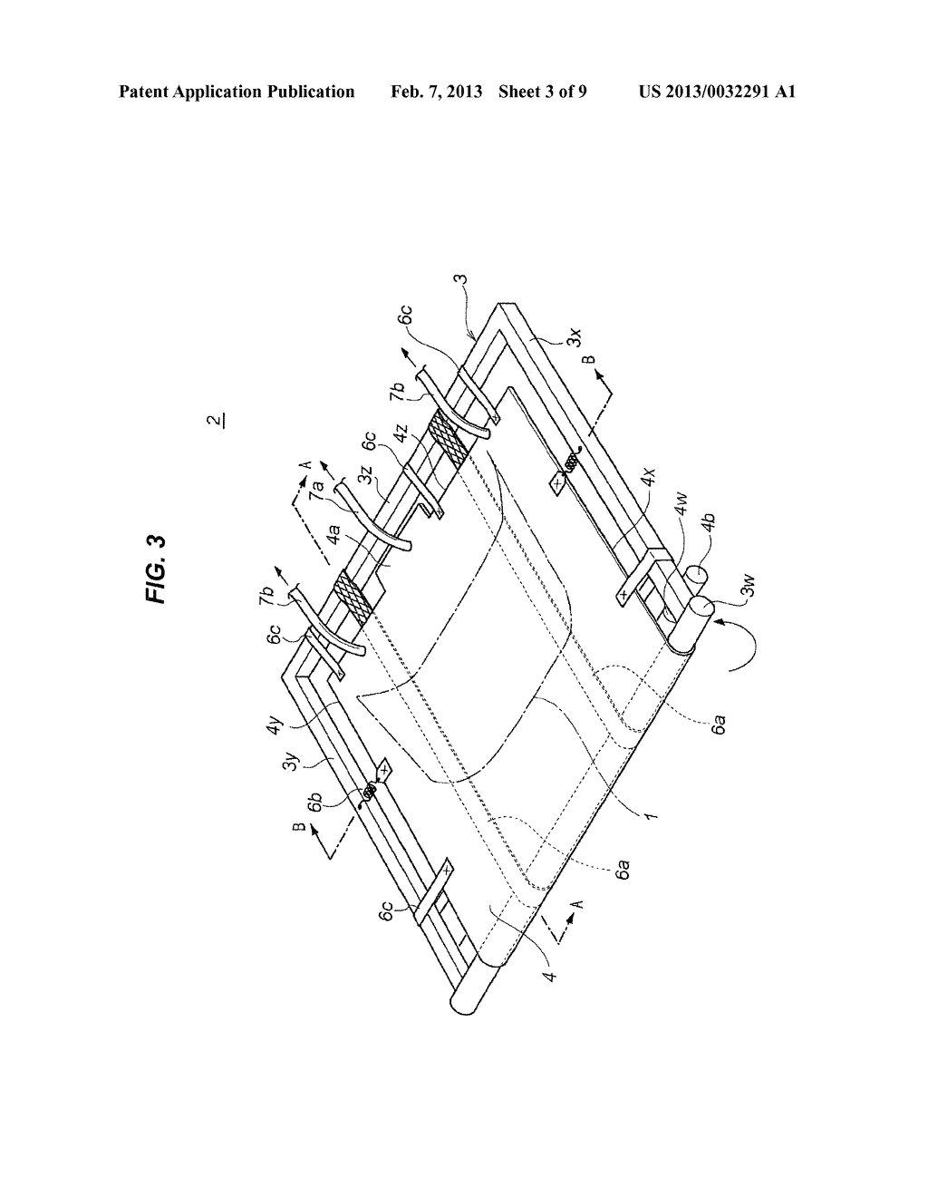 BAG MEMBER FOR COMPRESSION PREBONDING, HOLDING TOOL FOR PRODUCING     LAMINATED GLASS, AND DEVICE OF PRODUCING LAMINATED GLASS AND METHOD OF     PRODUCING THE SAME - diagram, schematic, and image 04