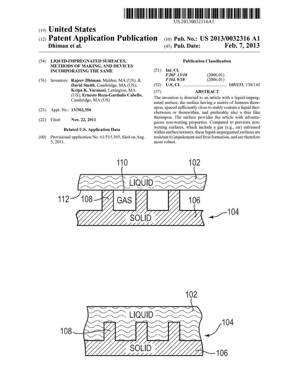 Liquid-Impregnated Surfaces, Methods of Making, and Devices Incorporating     the Same - diagram, schematic, and image 01