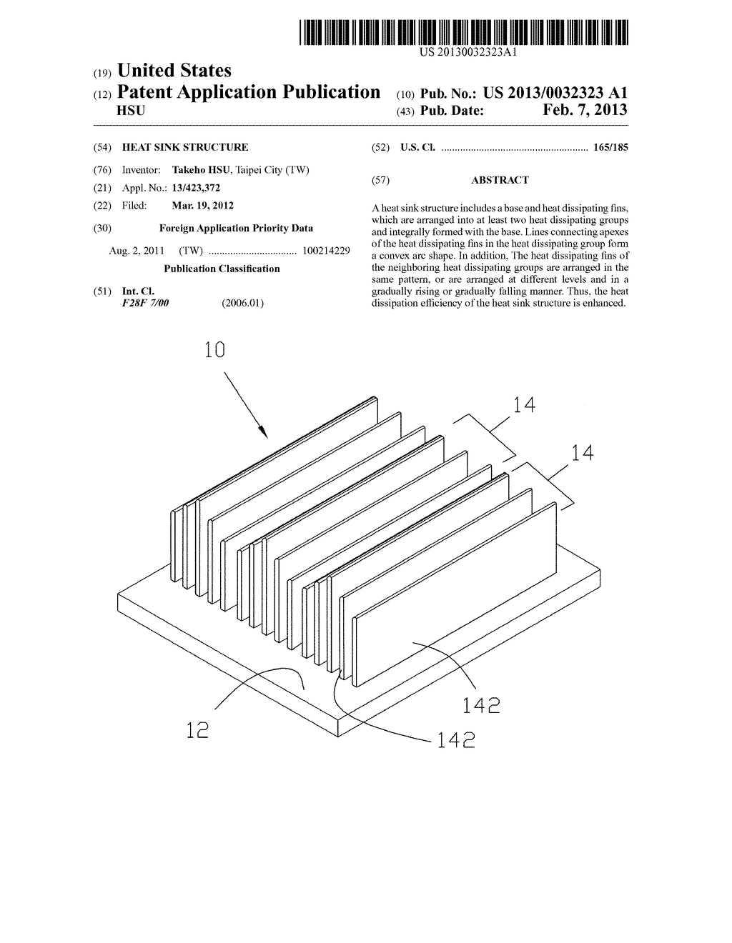 HEAT SINK STRUCTURE - diagram, schematic, and image 01