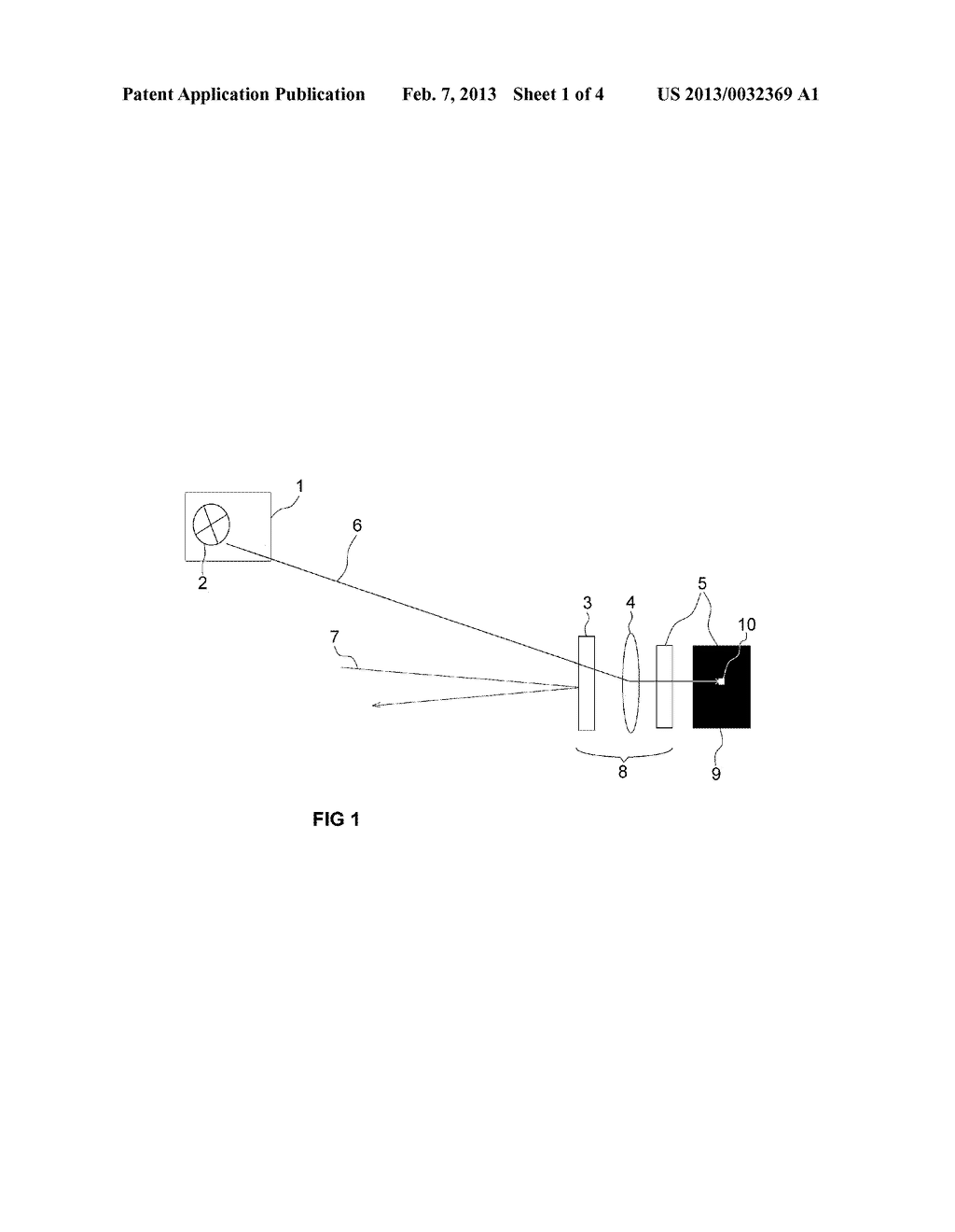 Method and device for position determination of an object with light     source through cameras with optical band-pass filter or light sensors     with optical band-pass filter - diagram, schematic, and image 02