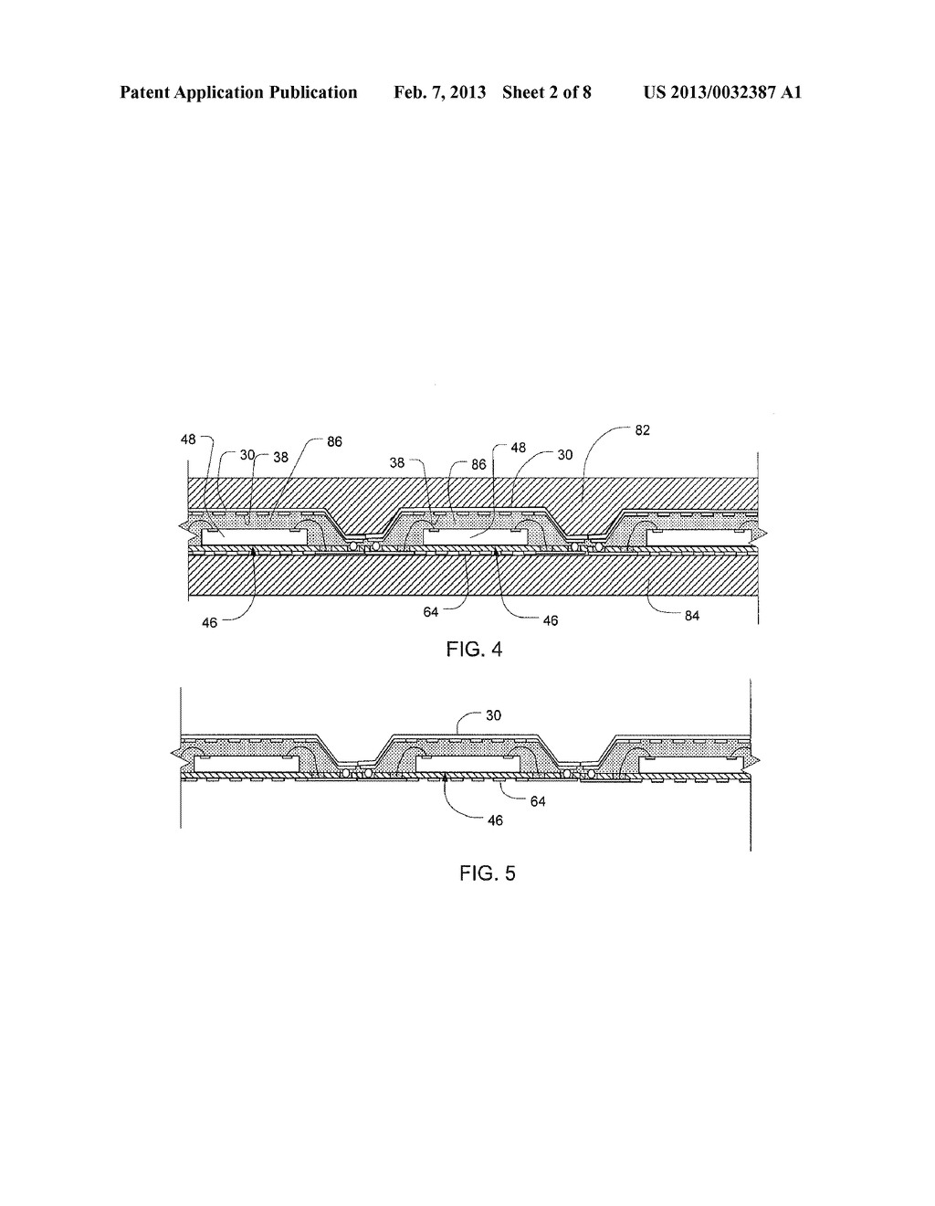 MICROELECTRONIC PACKAGE WITH TERMINALS ON DIELECTRIC MASS - diagram, schematic, and image 03