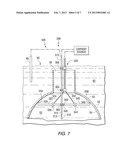 ELECTRODE CONFIGURATIONS FOR COATING INTERIOR AND EXTERIOR SURFACES OF     CONDUCTIVE SUBSTRATES IN AN ELECTRODEPOSITION COATING PROCESS diagram and image