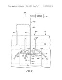 ELECTRODE CONFIGURATIONS FOR COATING INTERIOR AND EXTERIOR SURFACES OF     CONDUCTIVE SUBSTRATES IN AN ELECTRODEPOSITION COATING PROCESS diagram and image