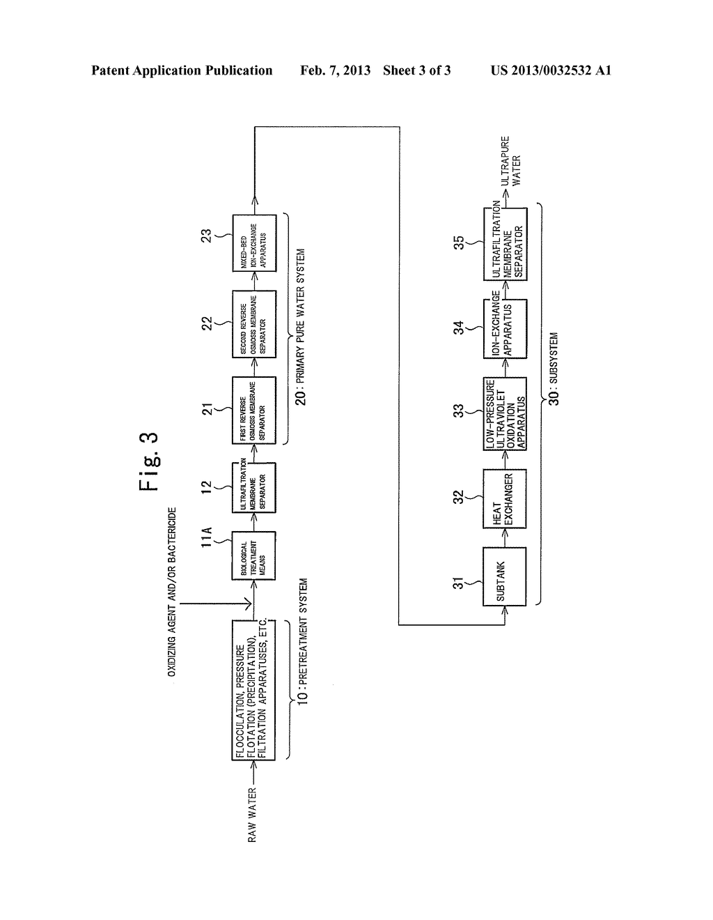 WATER TREATMENT METHOD AND METHOD FOR PRODUCING ULTRAPURE WATER - diagram, schematic, and image 04